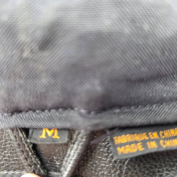 Hein Gericke Speedware Black Leather Armored Motorcycle Jacket Zip Men's M - Picture 11 of 13